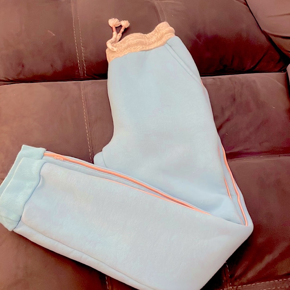 Mini Biden girls sweatpants size 10 aqua